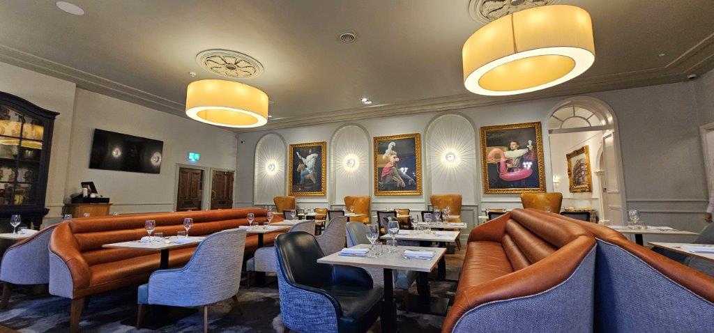 The restaurant at The Queen at Chester Hotel